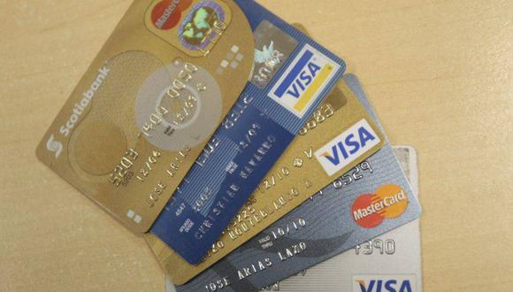 Tasas de interés de tarjetas de crédito superan el 60% anual. (Foto: GEC)