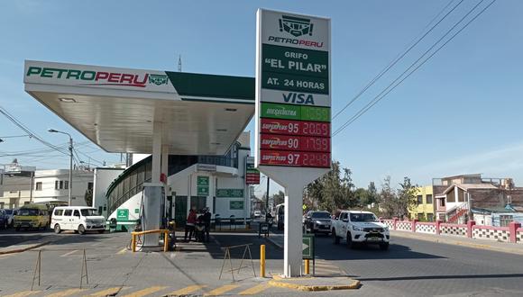Precios de combustibles en Arequipa| FOTO: Yorch Humaní