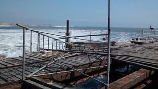 La Libertad: Muelle de Pacasmayo soportó fuerte oleaje