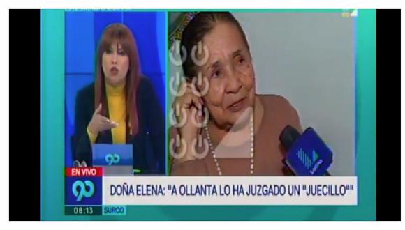 Mamá de Ollanta Humala: su ingeniosa respuesta tras extraña pregunta de Magaly Medina (VIDEO)