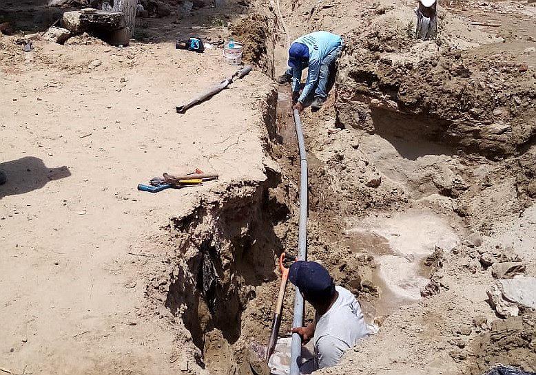 EPS Grau retira conexiones ilegales en Piura