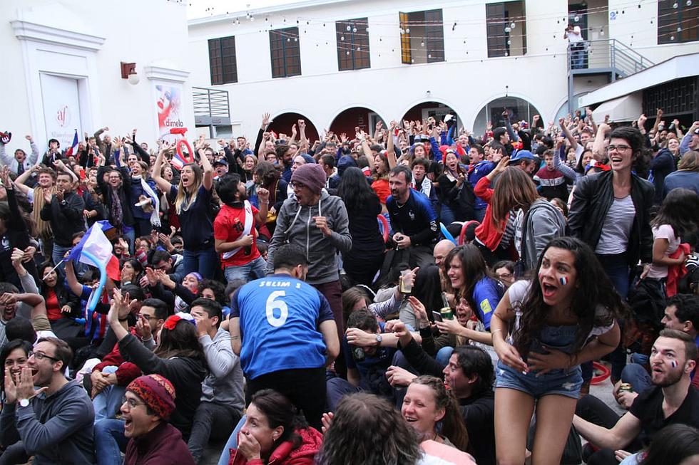 Así celebraron los franceses en Lima los goles de su selección (FOTOS y VIDEO)