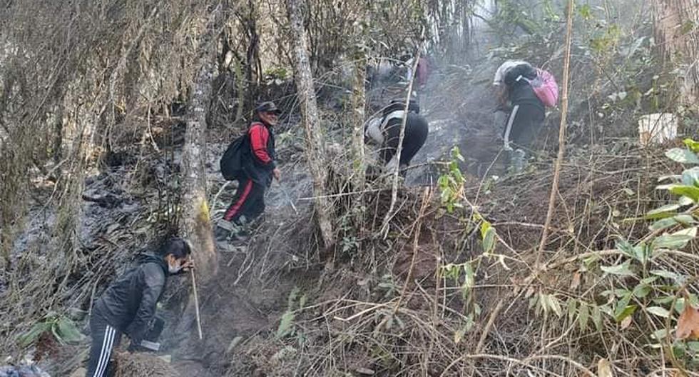 Huancavelica: Anciano escapa a ver sus cultivos  y muere en incendio forestal