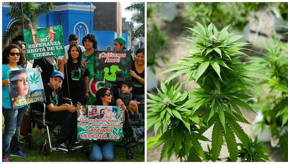Familiares de pacientes que usan marihuana medicinal marchan hacia el Congreso