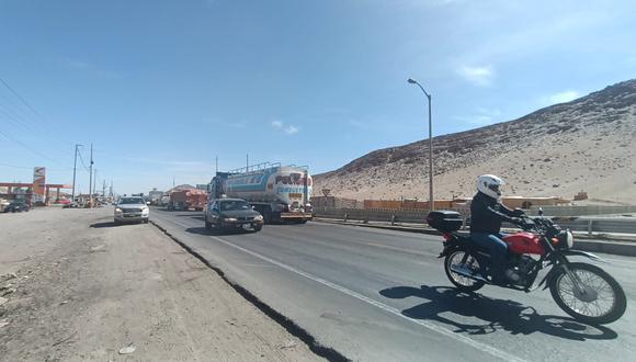 El tránsito es fluido en la Panamericana Sur de Arequipa| Foto: GEC