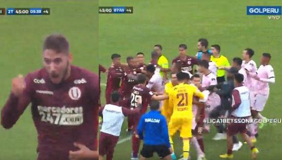 Gol de Cantoro y final accidentado en el Universitario vs. Sport Boys. (Foto: Gol Perú)