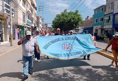 Lambayeque: Trabajadores estatales marchan contra la Ley Servir
