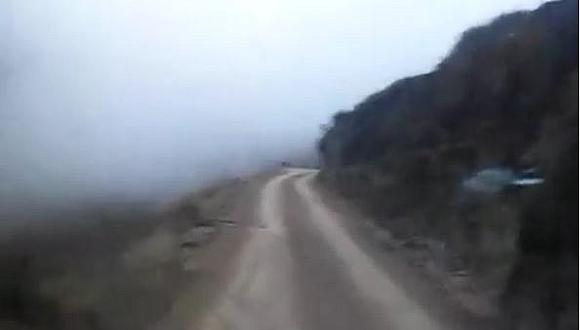 Carretera mortal, este es el tramo que los choferes temen pasar en la Selva Central (VIDEO)