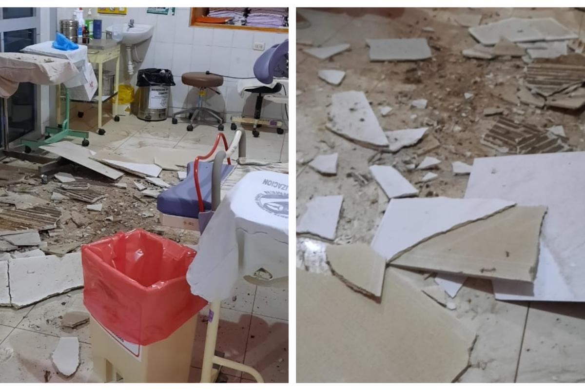 Colapsa techo sala partos hospital El Carmen Huancayo (VIDEO) | EDICION | CORREO