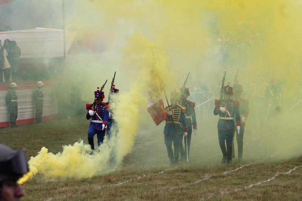 Así se llevó a cabo la gran escenificación de la Batalla de Ayacucho (FOTOS)