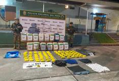 Vraem: incautan más de media tonelada de alcaloide de cocaína durante operativo policial