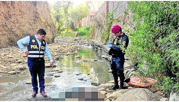 ​En el río Sullcas hallan cuerpo de anciano que desapareció hace 15 días