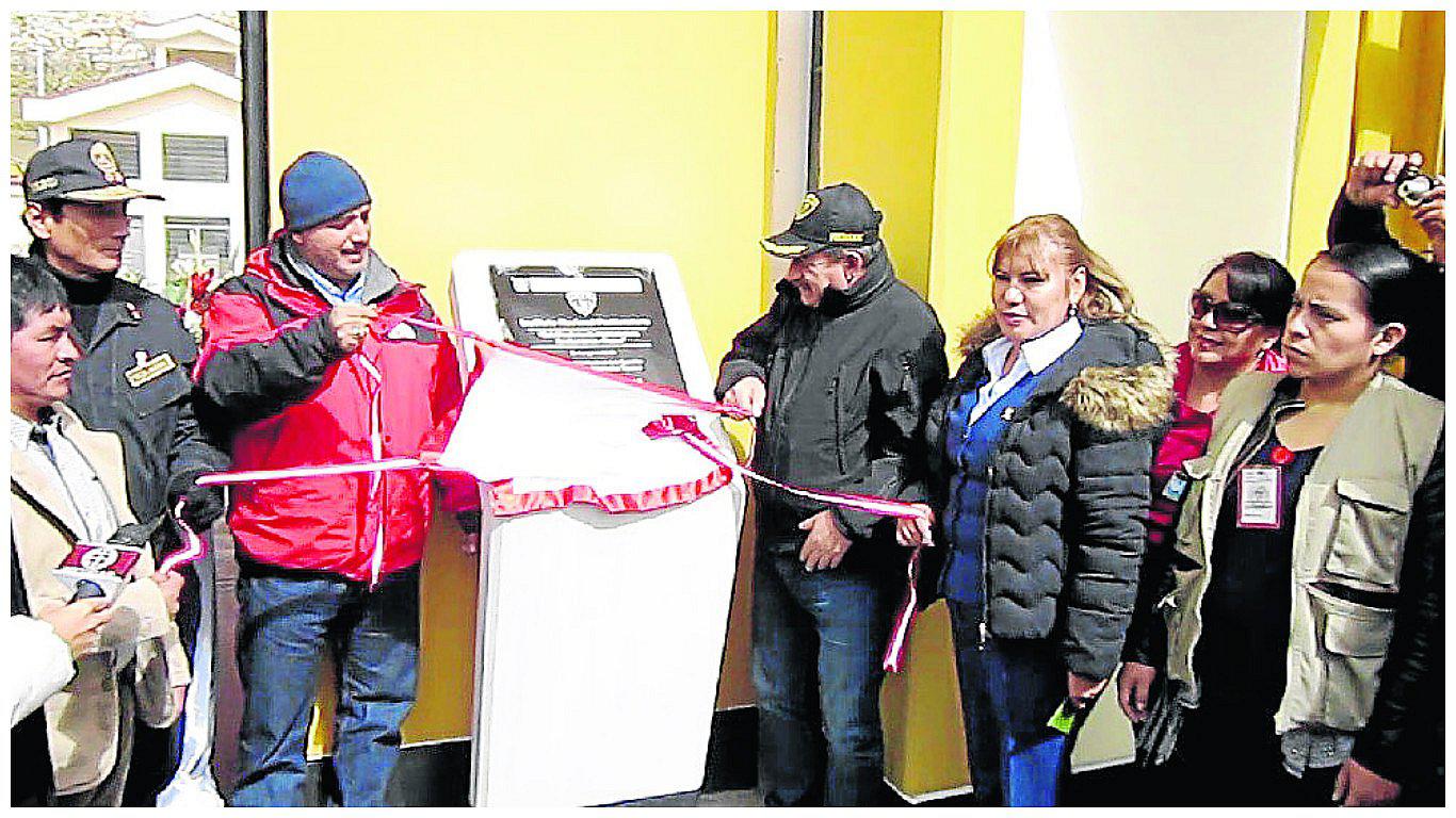 Pasco: ​Ministro del Interior  inaugura penal en Cochamarca
