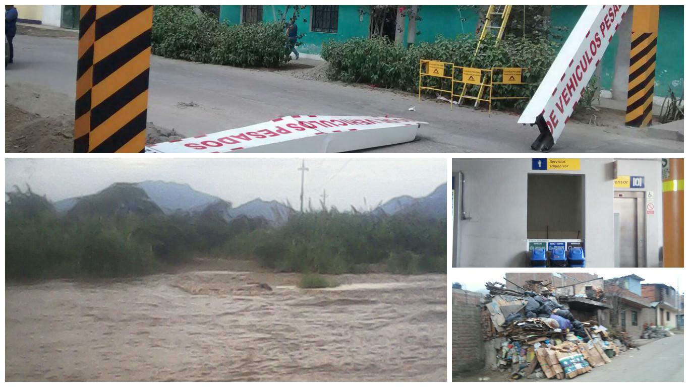 Desde WhatsApp: Poblados del distrito de Oyotún aislados por incremento de caudal de río