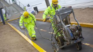 Rehabilitan pistas, ciclovías y puentes en la Costa Verde desde San Miguel hasta Chorrillos