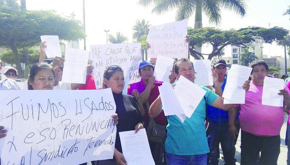 Chimbote: Unos 120 afiliados a sindicato de construcción civil presentan renuncia