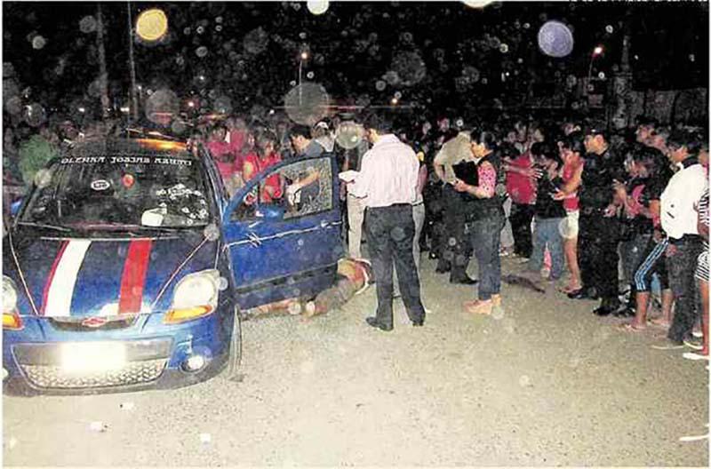 Acribillan a taxista de catorce balazos