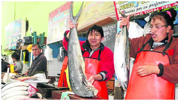 10 mil Kg. de pescado llegarán a Huancayo para  jueves y viernes
