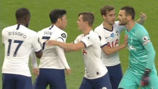 Fuerte discusión entre Son y Lloris casi termina en golpes en el Tottenham vs. Everton (VIDEO)