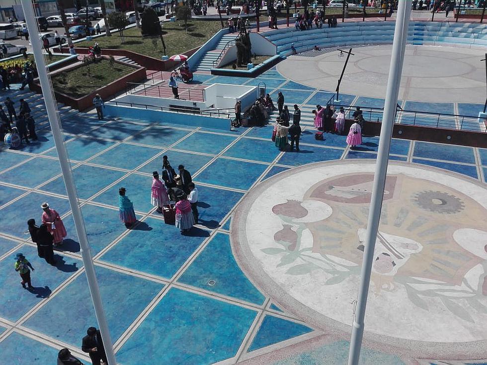 Desorden e ingesta excesiva de licor sin control alguno en la plaza José Olaya Balandra