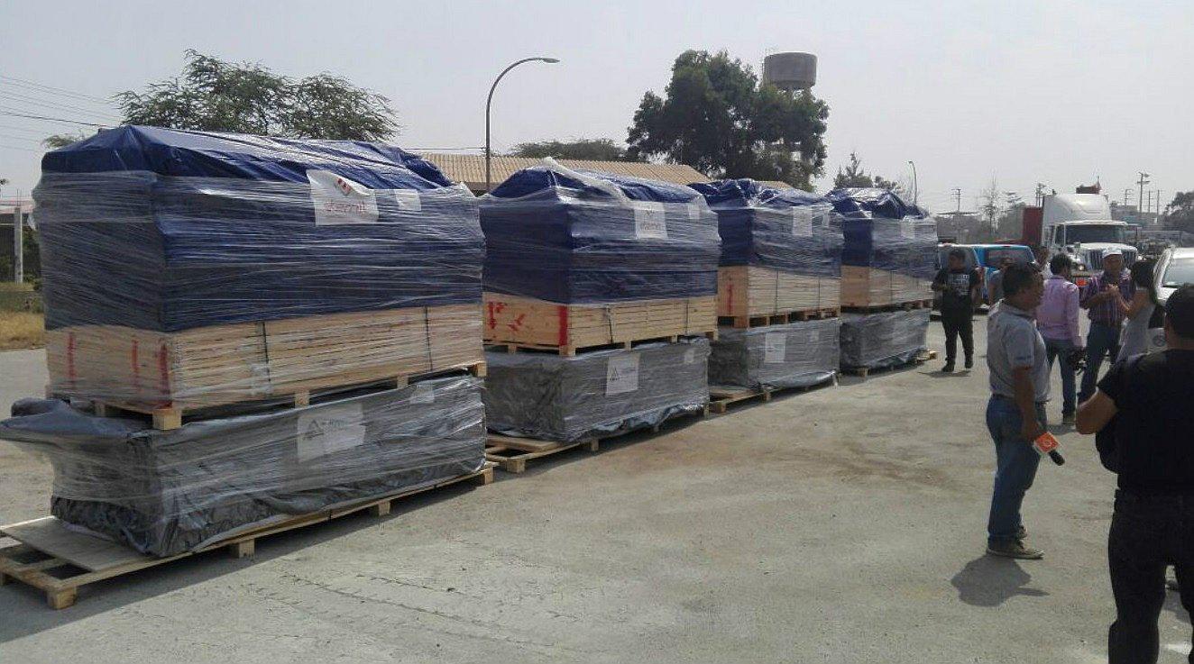 Trujillo: Llegan 150 viviendas prefabricadas para damnificados (VIDEO) 