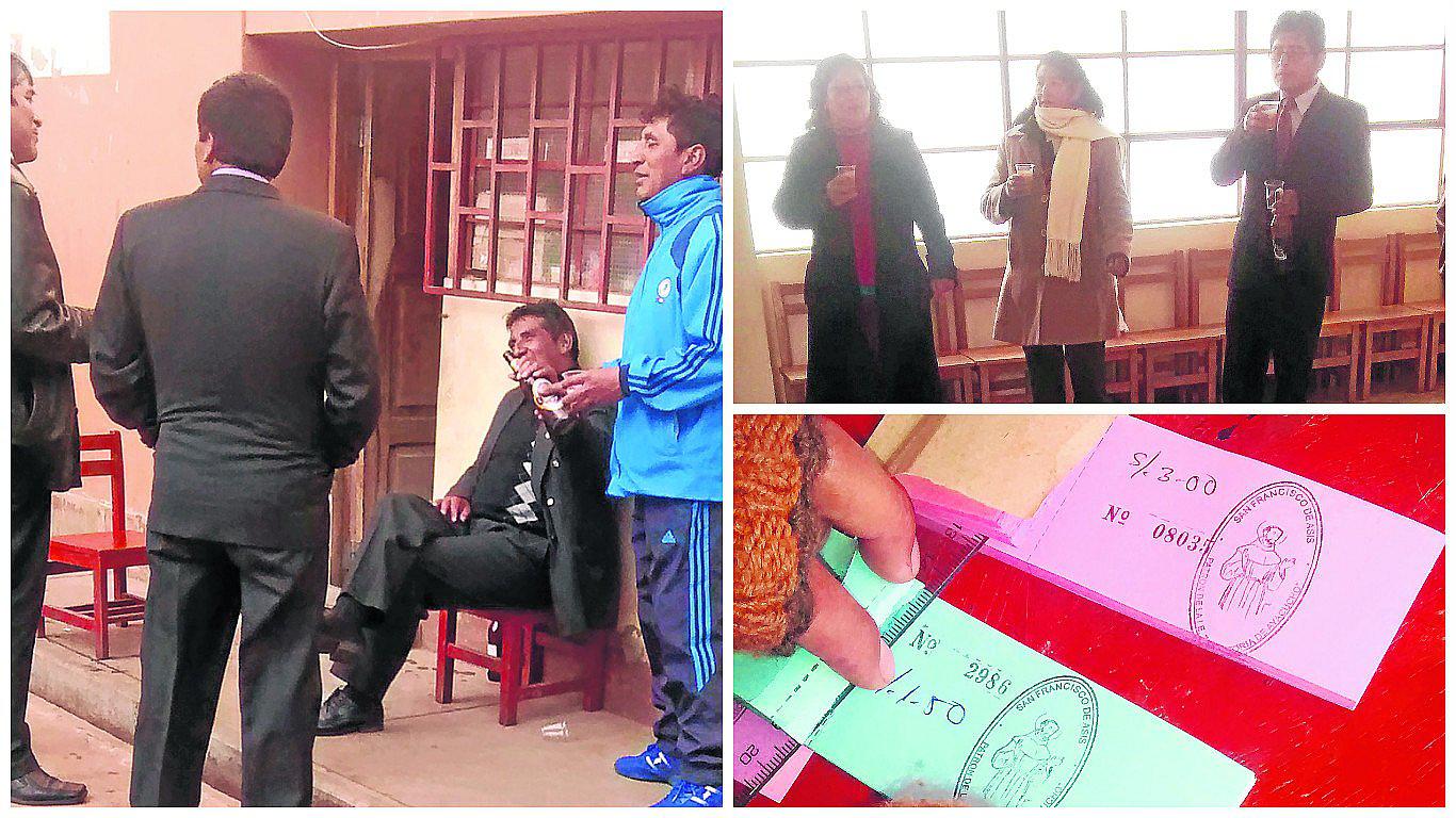 ​Profesores festejan a "San Francisco" tomando cerveza dentro de colegio