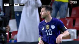 Lionel Messi se luce con el gol para el 4-0 de Argentina en amistoso ante Emiratos Árabes Unidos (VIDEO)