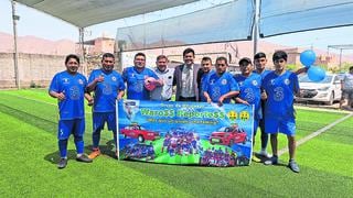 Arequipa: Taxistas se lucen en campeonato de fútbol en Socabaya 
