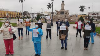 Profesionales de la salud advierten con huelga por falta de pago del bono Covid-19 en La Libertad