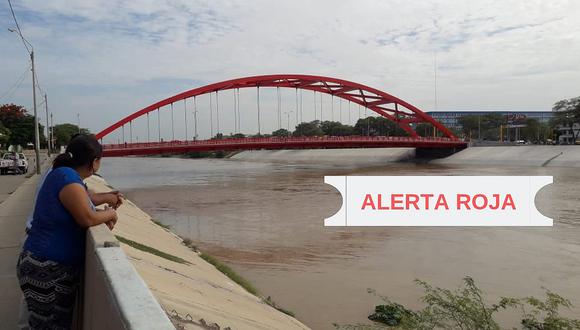 Senamhi informa que el río Piura alcanzaría su máximo caudal al mediodía 