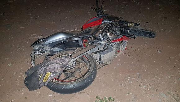 Sullana: Un muerto y un herido deja despiste de motocicleta