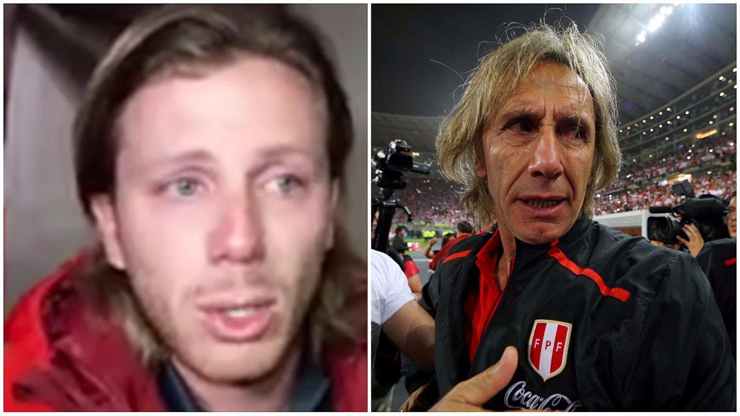 Hijo de Ricardo Gareca se emocionó y lloró tras clasificación de Perú al Mundial (VIDEO)