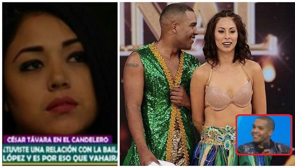 César Távara: difunden apasionado beso a su bailarina y su novia reacciona así en vivo (VIDEO)