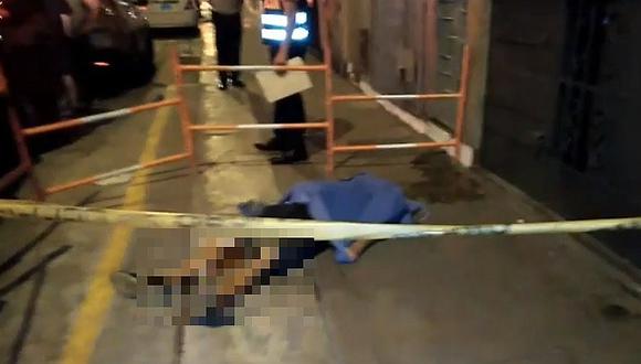 ​Callao: hombre muere en plena calle (VIDEO)
