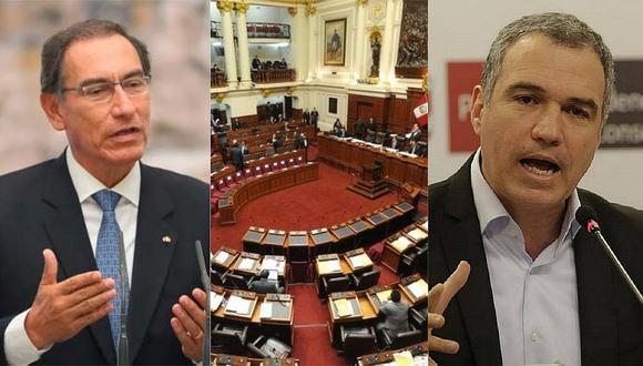 Martín Vizcarra y Salvador del Solar se reúnen con bancadas parlamentarias 
