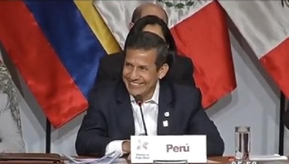 Ollanta Humala recuerda a Bachelet que Perú jugó con 10 hombres en la Copa América