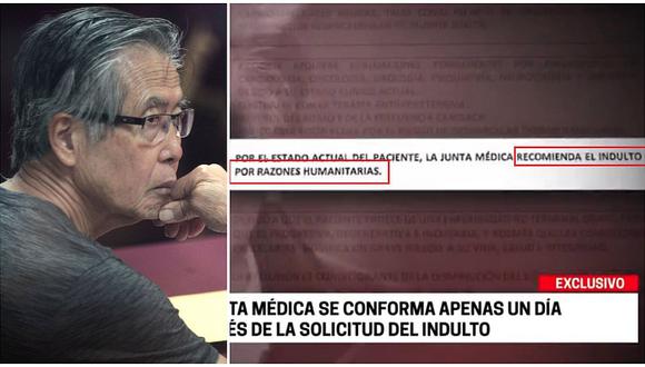Junta Médica de Alberto Fujimori emitió dos actas distintas para recomendar indulto humanitario (VIDEO)