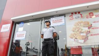 San Luis: clausuran local de KFC por incumplir medidas de seguridad