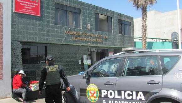 Políicías intervenidos laboran en comisaría Gregorio albarracín