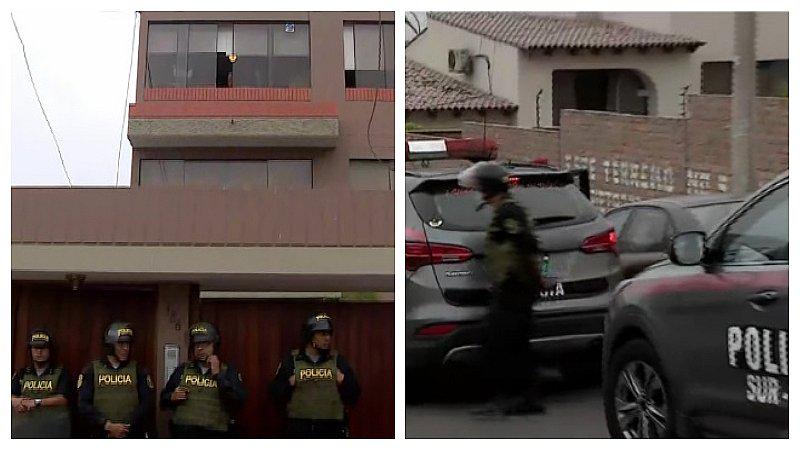 Intervienen dos viviendas de presunto narcotraficante en La Molina (VIDEO)