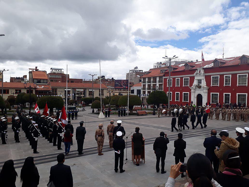 Ayer inauguraron la Plaza de Armas de Puno 