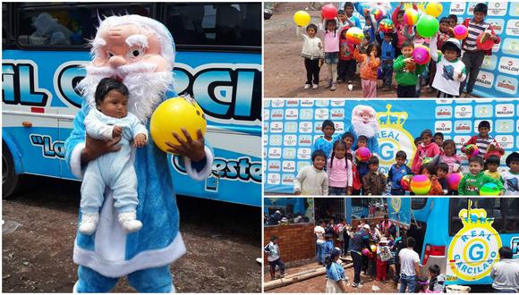 Navidad 2015: Real Garcilaso celebra con niños de Oropesa y Lucre