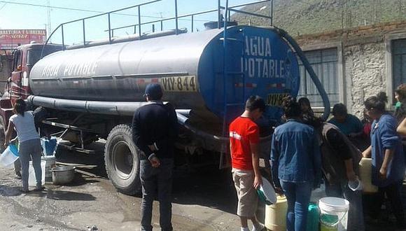 Arequipa: Programa de reparto de agua en cisterna en Alto Selva Alegre
