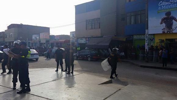 Chimbote: Policía y serenos mantienen despejada zona de "La Cachina" 