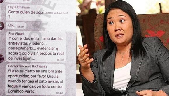 Keiko Fujimori sobre chat 'La Botica': "Se dio cuando yo me encontraba detenida"