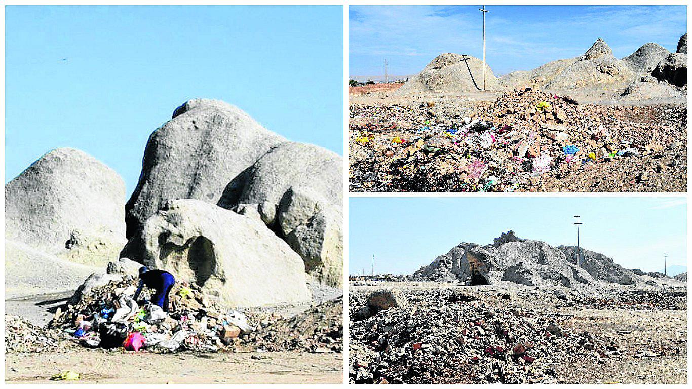 Ica: El Bosque de Piedras de Parcona es convertido en botadero (FOTOS)