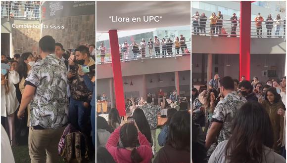 La reacción de alumnos de la UPC al escuchar Chacalón se vuelve viral en TikTok. (Foto: @deli_ais)