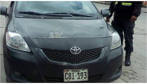 Intervienen en La Oroya vehículo pedido por la Sat Lima