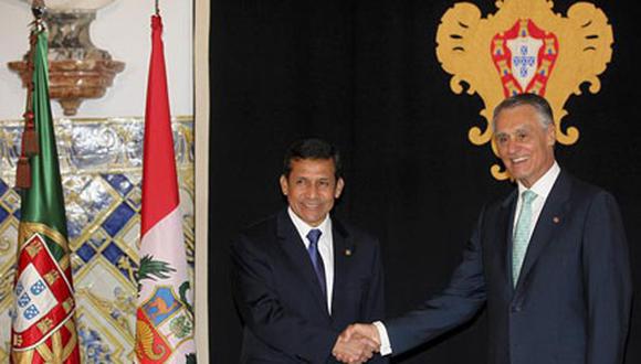 Humala y presidente de Portugal acaban con doble tributación