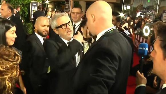 Director de película 'Roma' pasó incómodo momento en la alfombra roja de los Globos de Oro (VIDEO)